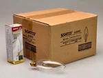 Satco A3682 Candelabra Base 25-WATT Bulb, Clear Boxes 75 Bulbs Total. Fixed Price $54.00.