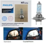 Philips Crystal Vision Platinum H7 55W Two Bulbs Fog Light Replacement Upgrade. Fixed Price $40.85.