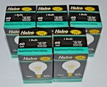 5-PK Halco A-15 (clear) 120V Long-life Candelabra Brass Base Fan/appliance Bulb. Fixed Price $12.87.