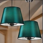 Set Of 2 Emerald Pendant Lights. Fixed Price $49.00.