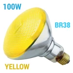 Yellow Reflector Bulb 100W 120V Medium E26 Base 100BR38/Y. Fixed Price $8.03.