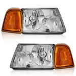 Pair Headlights 2001-2011 Ford Ranger Chrome Headlamps W/o Bulbs. Fixed Price $59.55.