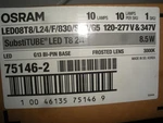2' Led Lamp 8.5W T8 Osram Substitube LOT/10PCS Direct Replacement 75146-2. Fixed Price $49.00.