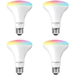 Sylvania Smart Wifi Led Bulbs - BR30 Full Color Dimmable, 4 Pack, 65W Equivalent. Fixed Price $37.99.