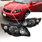 Headlights Assembly Compatible With 2009 2010 Toyota Corolla, 2PCS Headlamps. Fixed Price $149.99.