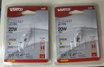 Satco Pack S3468 20T3/CL Jc Type G4 Pin Check 300 Lumens 2900K Color. Fixed Price $13.99.