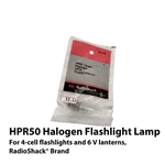 HPR50 Halogen Lamp For 4-CELL Flashlights & 6V Lanterns, Radioshack. Fixed Price $7.20.