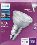 Philips 100-WATT PAR38L Indoor Led Flood Light 1100 Lumens New. Fixed Price $14.99.