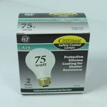 Halco 6142 A19RS75/CS 75W 130V Safety Coated Bulbs Shatter Resistant 2/PACK. Fixed Price $18.99.