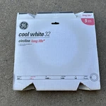 Ge Inch 32 Watt Circline Fluorescent Lamp - Cool White FC12T9/CW 33890. Fixed Price $11.20.
