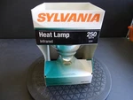 Sylvania Heat Lamp Infrared Bulb 250BR40/RP 120V 250W Clear. Fixed Price $8.99.