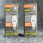 Philips 150W Lightbulbs High Pressure Sodium Clear S55 Mogul Base Lot Of 2. Fixed Price $19.87.