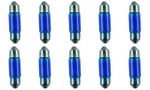 Cec Industries #3021B (blue) Bulbs, 12 V, W, EC11-5 Base, T-2.25 Shape (10PK). Fixed Price $7.52.