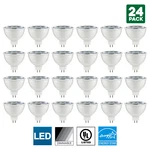 24 Pack Sunlite MR16 Led Bulb, 12V, Watt, 2700K, GU5.3 Base, Dimmable. Fixed Price $131.33.