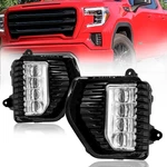 Led Fog Lights For 2019 2020 2021 2022 Gmc Sierra, Bumer Driving Lamps Assem. Fixed Price $169.99.
