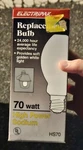 Philips 70W High Pressure Sodium, E39, LU70, Light Bulb Lamp, Nos, 79503, C70S62. Fixed Price $12.99.