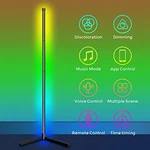 ECO4LIFE Wifi Smart Floor Standing Led Lamp Rgb Color Changing LC210 - Black. Fixed Price $40.27.