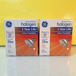 2 Pack Ge Lighting 69166 PAR30 38W Indoor Floodlight Bulb 580 Lumens Short Neck. Fixed Price $30.00.