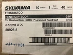 40 Pieces Sylvania 20926 FP35/835/ECO Ft 35W 3500K T5 Bulbs 57.67 Inch. Fixed Price $800.00.