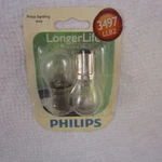 Philips Longerlife 3497 Two Bulbs Front Turn Signal Light Replacement Stock New. Fixed Price $8.49.