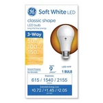 Ge 93130566 3-WAY A19 Classic Led Sw Non-dim Light Bulb Soft White (1/PK) New. Fixed Price $16.66.