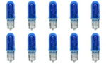 Cec Industries #73B (blue) Bulbs, 14 V, 1.12 W, W2.1X4.9D Base, T-1.75 Shape. Fixed Price $11.08.