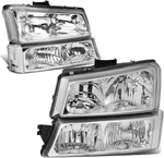 Dna Motoring Pair Headlight Assembly Compatible With 2003-2006 Chevy Silverado 1. Fixed Price $119.16.