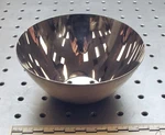 Rhodium Plated Ellipsoidal Reflector, Melles Griot 02REM012 123MM Dia. Parabolic. Fixed Price $112.00.