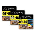 Magma Electric Guitar Strings Regular Light Gauge Stainless Steel 3 Set, .009 -. Fixed Price $17.47.