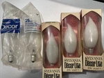 Qty Sylvania 25B10C/DL/BL/4PK 120V Decor Torpedo Light Bulb White/clear. Fixed Price $10.99.