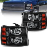Headlight Assembly Compatible With 2007-2013 Chevy Chevrolet Silverado 1500 2500. Fixed Price $178.99.