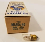 Box Of 10 Mazda General Electric GE40 Miniature Radio Lamps Light Bulbs 6-8V. Fixed Price $34.97.