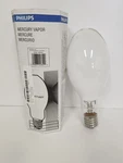 New Old Stock! Phillips 400W Mercury Lightbulb H33GL-400/DX. Fixed Price $37.99.