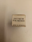 Bell & Howell Co. 190600 Lamp Incandescent 24V 150W. Fixed Price $10.95.