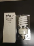2-PACK Tcp 42W Spring Cfl 2700K E26 Base 277V Non-dim. Fixed Price $23.35.