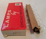 Box Of 10 Chicago Miniature CM27 GE27 Screw Base Globe Lamps Light Bulbs. Fixed Price $36.27.