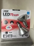 Feit Electric 2 Pack 75 Watt PAR30 Led Bright White Bulbs Nib (read). Fixed Price $13.98.