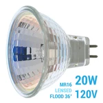 Satco S3445 20MR16/FL/120V 20W Flood 36 Lensed Reflector Bi-pin 2-PIN G8. Fixed Price $8.93.