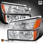 Fits 2002-2006 Chevy Avalanche 1500 2500 Body Cladding Headlights+bumper Lamps. Fixed Price $69.38.