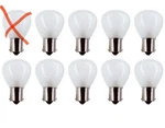 Nine Cec Industries #1139IF (frosted) Internal Bulbs, 12.8 V, Qnty 9X. Fixed Price $28.50.