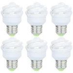 Sunlite Super Mini Spiral Cfl Bulb 5 Watt Medium Base 27K Warm White - 6 Pack. Fixed Price $31.87.