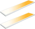 1X4 Led Flat Panel Light Surface Mount, 3000K-4000K-5000K Selectable & Triac Dim. Fixed Price $249.99.
