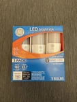 Ge Led Bright Stik - Pack Light Bulbs 10W 760 Lm 79368 Soft White New. Fixed Price $18.69.