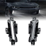 Kewisauto Led Drl Fog Lights For Camaro 16-22, Front Daytime Running Black. Fixed Price $134.54.