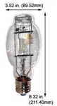 Damar 26572B Metal Vapor 350W Clear BT28 Bulb. Fixed Price $48.99.