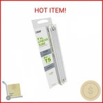 6W T5 9 Cool White Fluorescent Bulb, 4100K, Linear, Pack. Fixed Price $14.86.