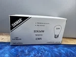 Vintage Games Watt 11S14W White Light Bulbs, Pack, Damar 130 Volt Shape. Fixed Price $14.95.