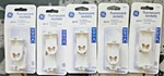 Ge 2 Pc. Fluorescent Sockets White Lamp Holder 5 Pack. Fixed Price $17.98.