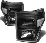 Black Housing Headlights Compatible With 11-16 F-250 / F-350 F-450 Super Duty. Fixed Price $222.55.