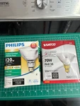 2-PACK Lot Philips 83W = 120W PAR38 Dimmable Flood Light Bulb Satco Warm White. Fixed Price $39.95.